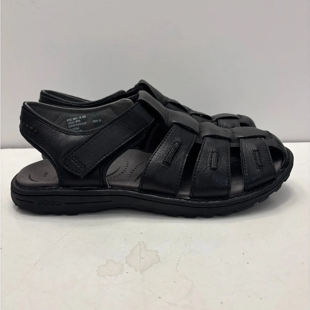 Abeo men’s black sandals size 11